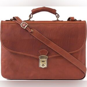 MEDICI LEATHER BRIEFCASE